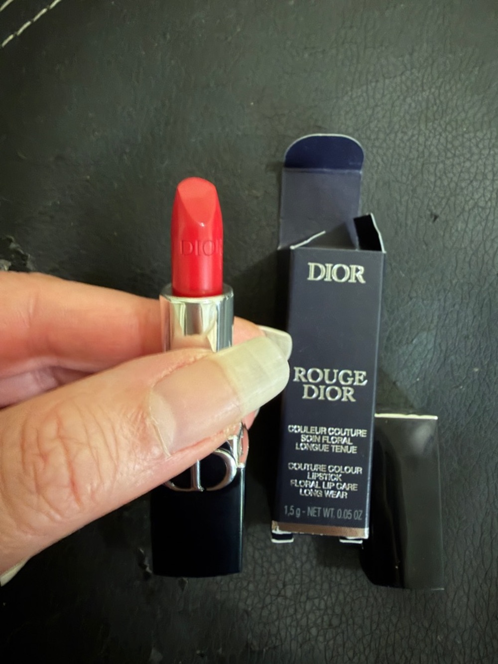 Dior mini Rouge Dior Cream Lipstick - Vibrant Red
